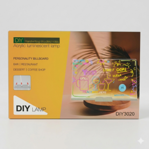 DIY Handwriting Acrylic Luminescent Lamp