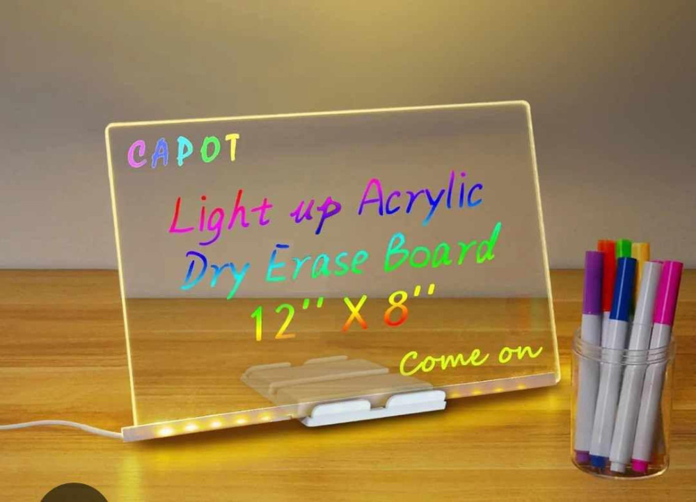 DIY Handwriting Acrylic Luminescent Lamp