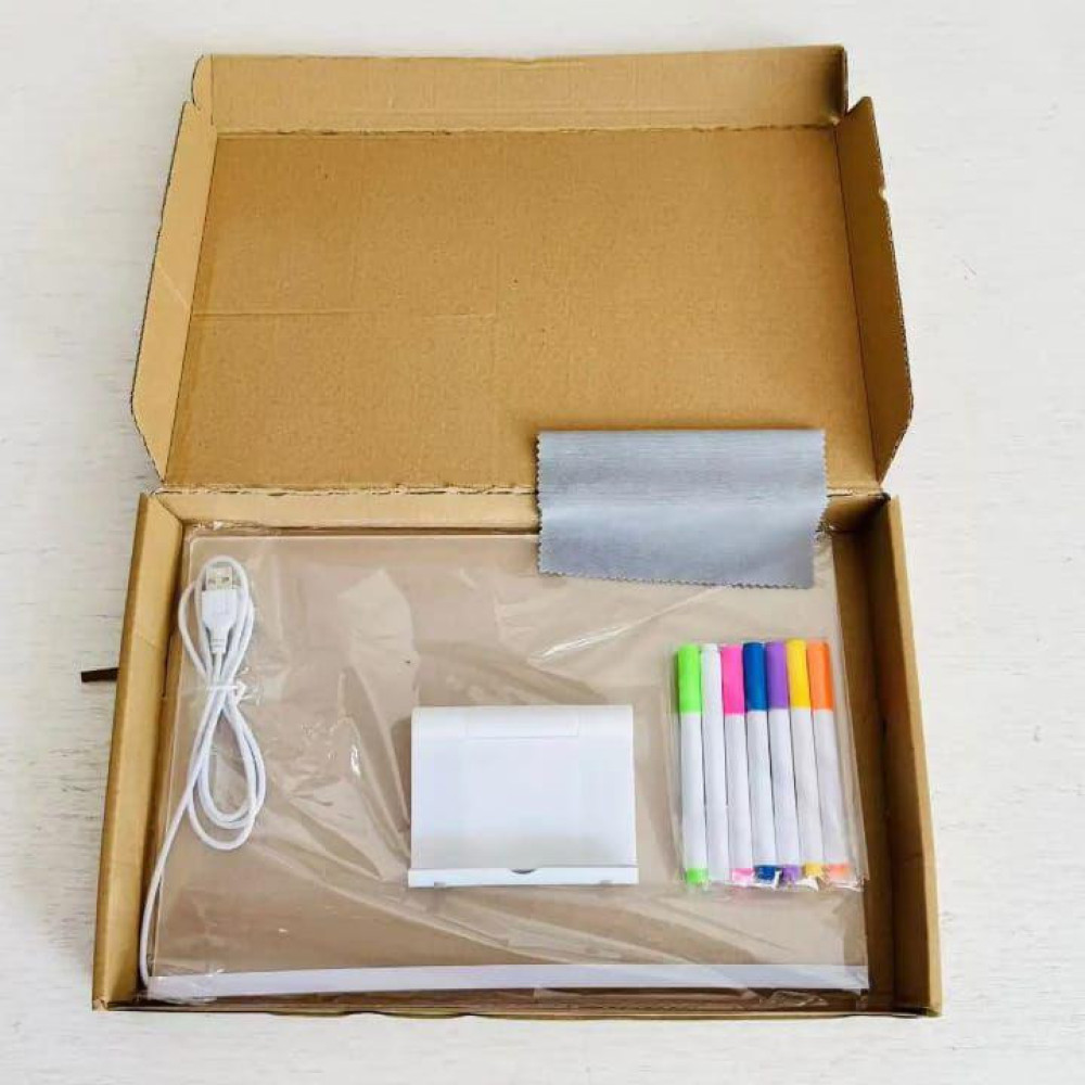 DIY Handwriting Acrylic Luminescent Lamp