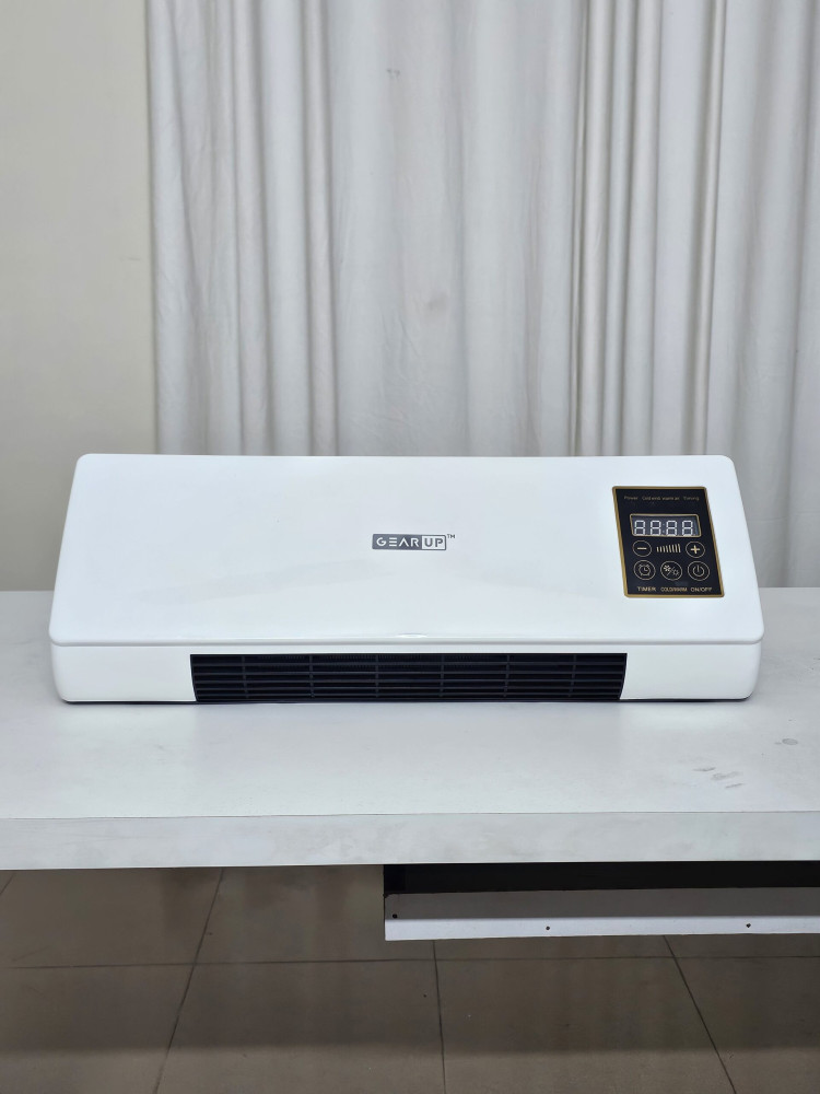 GearUP Remote Controlled AC Style Room Heater – 1800 Watts, Wall or Table Mount