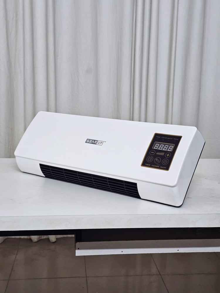 GearUP Remote Controlled AC Style Room Heater – 1800 Watts, Wall or Table Mount