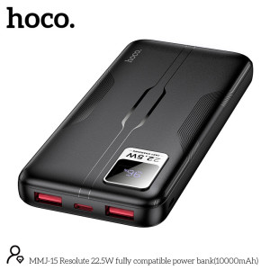 Hoco MMJ15 Resolute 22.5W Fast Charging Power Bank – 10000mAh