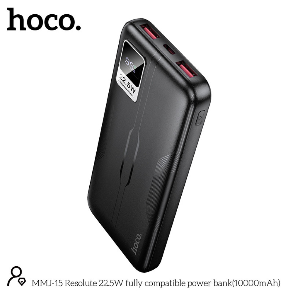 Hoco MMJ15 Resolute 22.5W Fast Charging Power Bank – 10000mAh