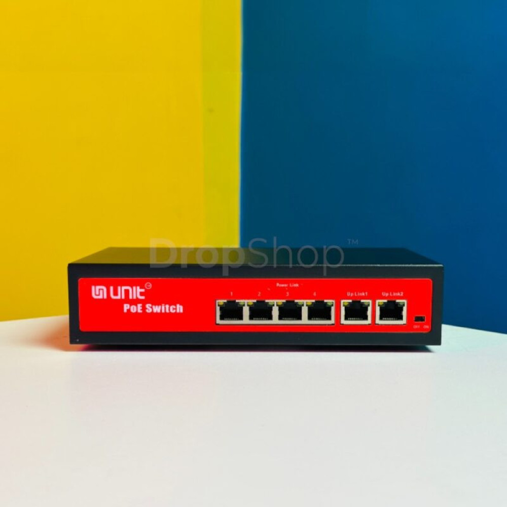 UNIT UT-B42A 4-Port PoE Switch