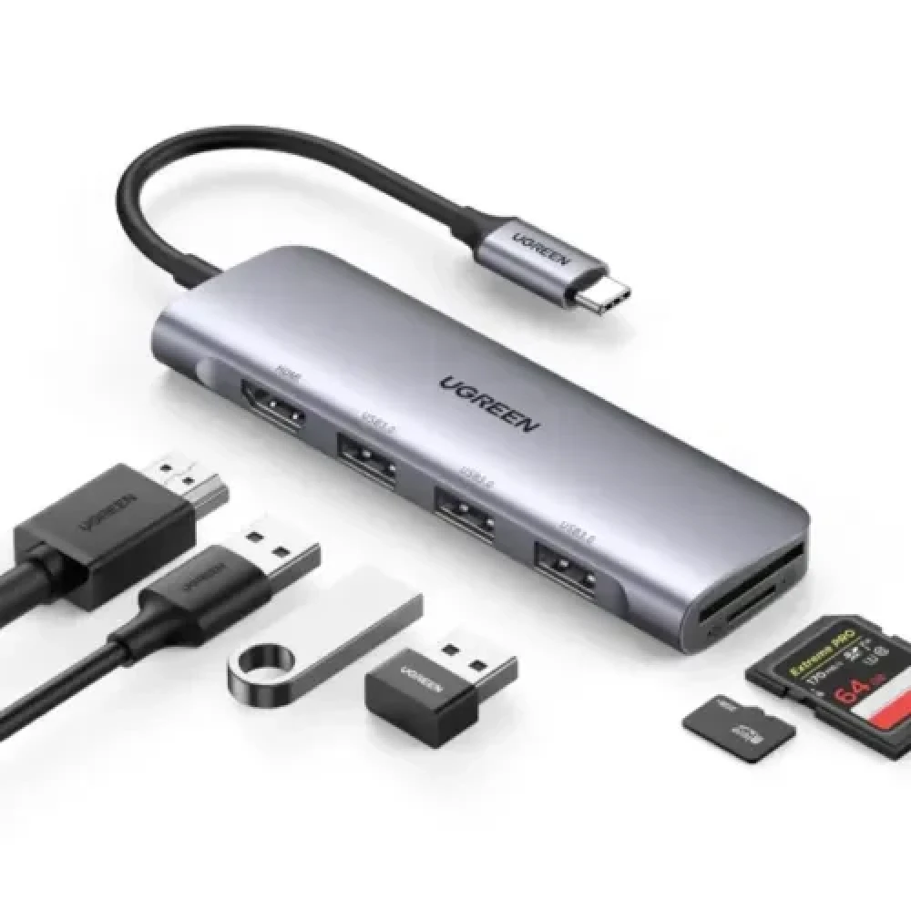 Ugreen CM511 6-in-1 USB-C Multifunction Hub