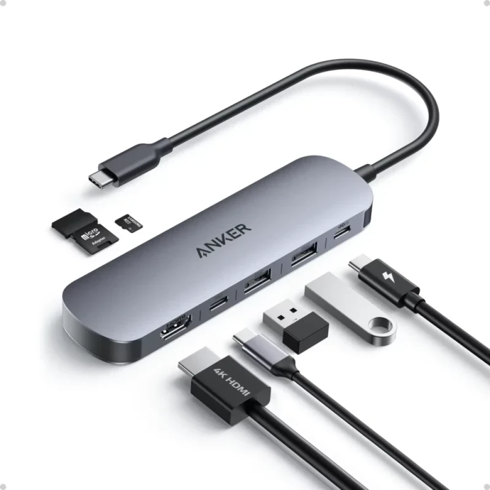 Anker USB-C 7 in 1 Multi-Port USB Adapter (A83D2)
