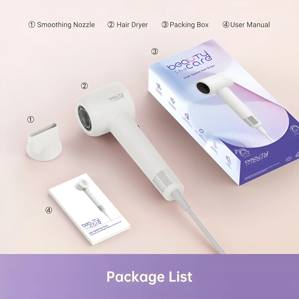 BeautySheCare AeroGlow High Speed Hair Dryer