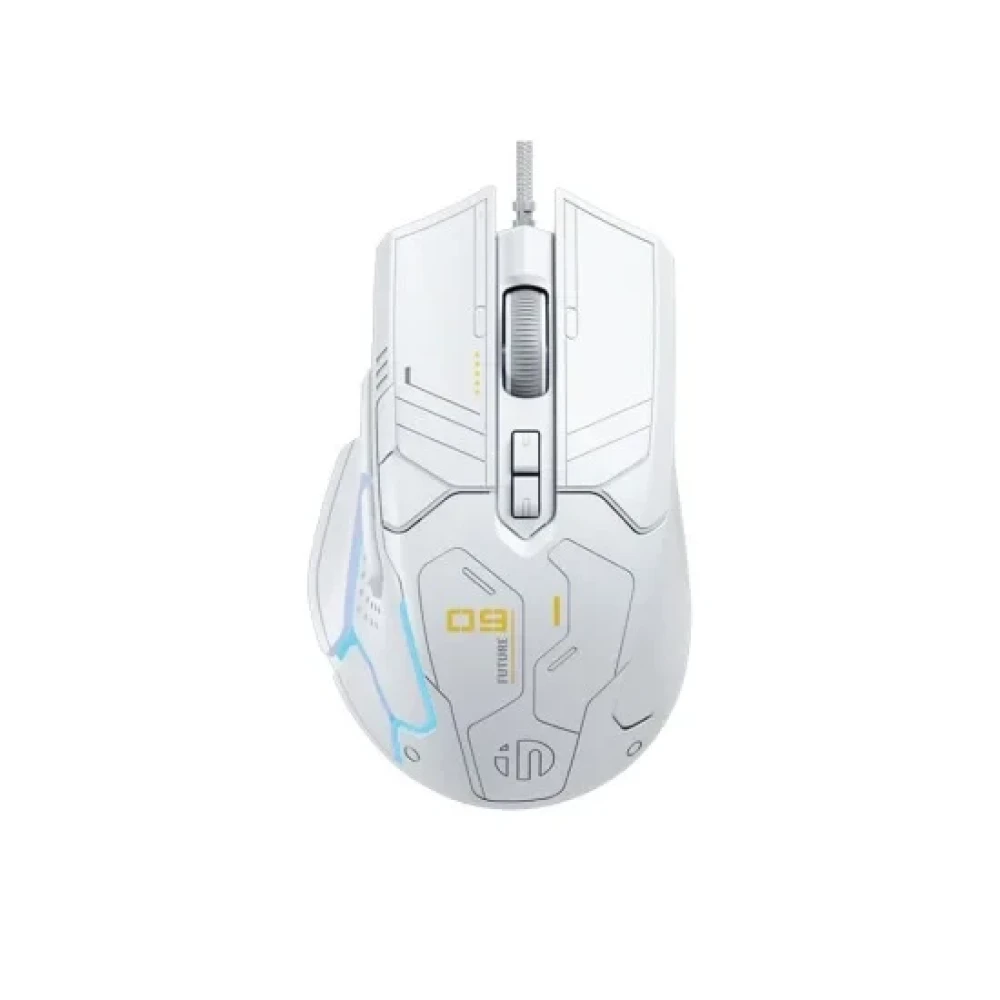 Inphic PG9 AI Design Wired Gaming Mouse – White
