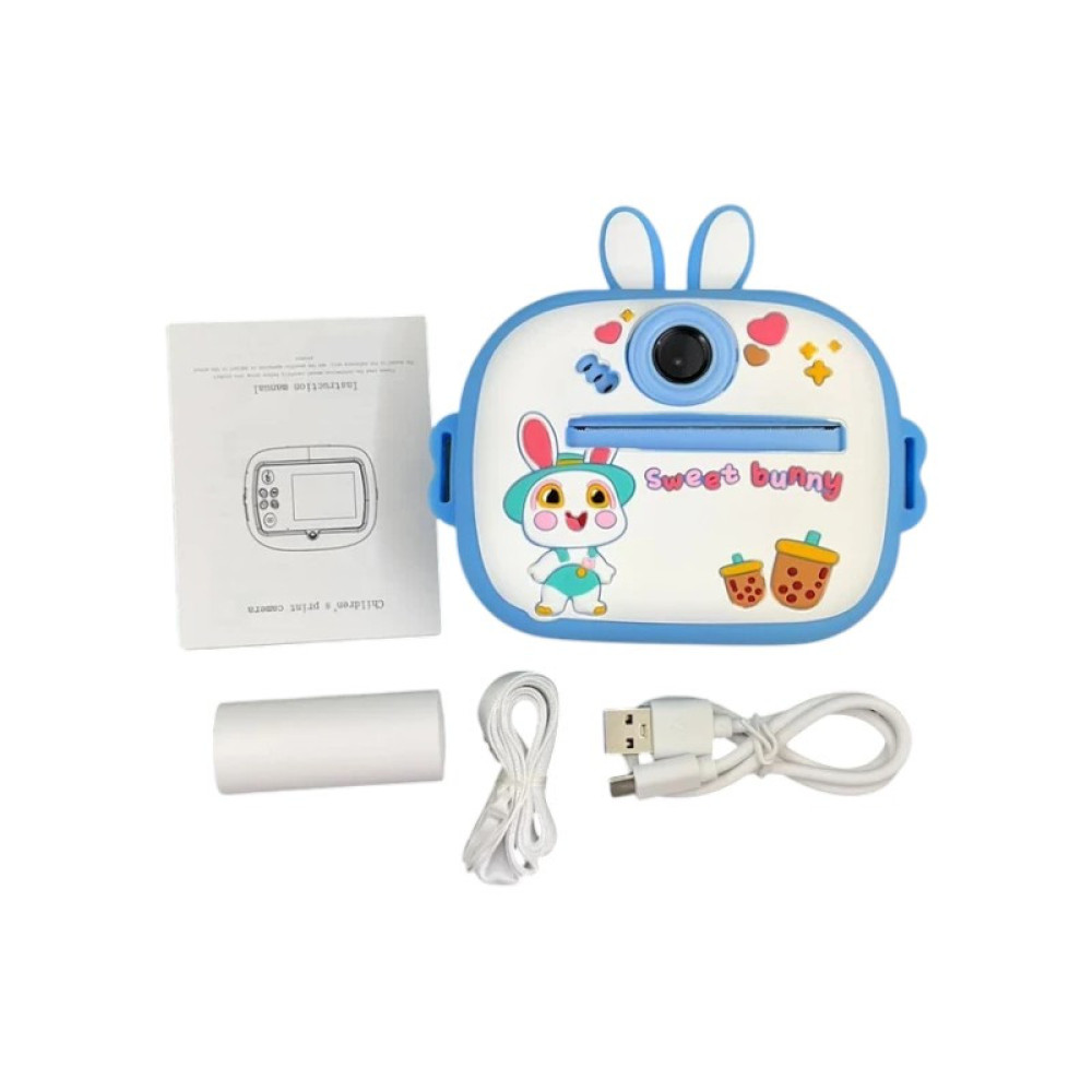 Cute Animal Design Instant Print Digital Camera for Kids – Random Color