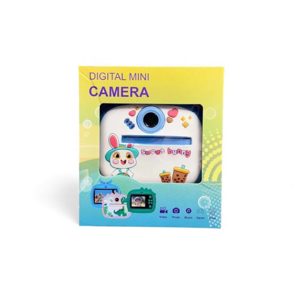 Cute Animal Design Instant Print Digital Camera for Kids – Random Color